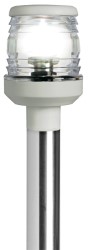 Recess-fit removable led white pole 